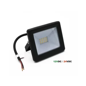 PROIECT.LED SMD 10W ANTRACIT L.ALBA 12VDC &amp; 24VDC IP65