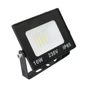 PROIECT.LED SMD 10W L.RECE 230V IP65 - NEGRU (4Y)