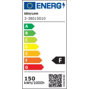 PROIECT.LED SMD 150W L.RECE 230V IP65 - NEGRU (4Y)