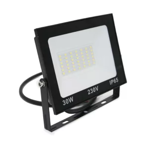 PROIECT.LED SMD 30W L.RECE 230V IP65 - NEGRU (4Y)