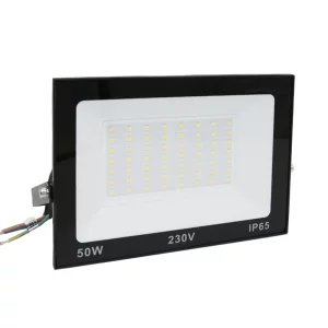 PROIECT.LED SMD 50W L.RECE 230V IP65 - NEGRU (4Y)