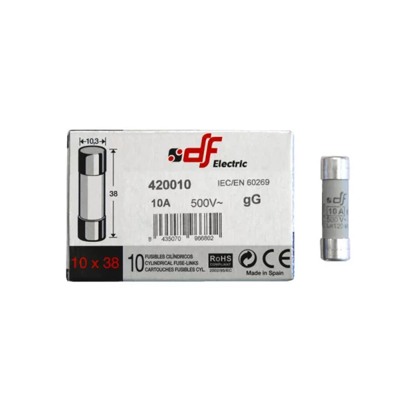 SIG.CILINDRICE 10X38MM 10A