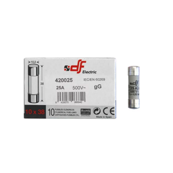 SIG.CILINDRICE 10X38MM 25A