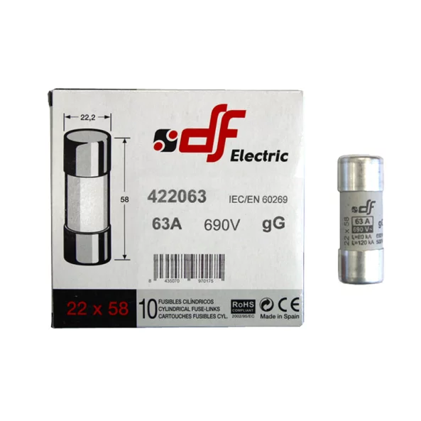 SIG.CILINDRICE 22X58MM 63A