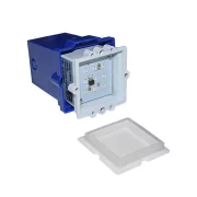 SPOT 9621 PATRAT INCASTRAT CU LED 230V IP54 ALBASTRU