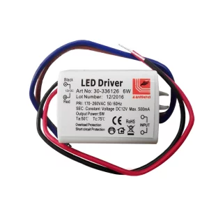 TRANSF.PT.LED 230V/12V 6W PLASTIC