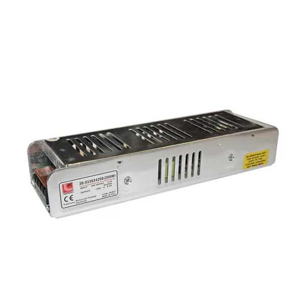 TRANSF.PT.LED 230V/24V 200W ALUMINIU