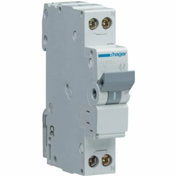 HAGER MJ520J SIGURANTA 1P+N 20A 4,5KA C 1M