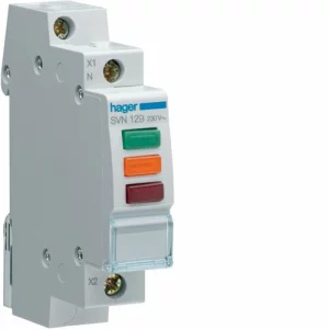 HAGER SVN129 LAMPA SEMNALIZARE 230V VERDE ROSU PORTOCALIU