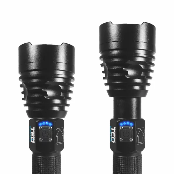LANTERNA CU ACUMULATOR SI ZOOM 1800lm 2X18650 15W TL-8196 TED