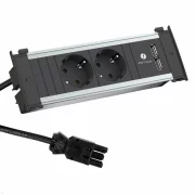 927051 KAPSA 2XSCHUKO + 1 USB CHARGER