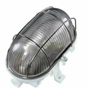 MEN LAMPA BAT 100W E27 OVALA GRILAJ MET 231006