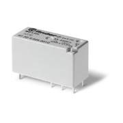 RELEU CU PROFIL REDUS IMPLANTABIL 5MM INTRE PINII CONTACTULUI ALIMENTARE 24VC.C. 2C 8A AGNI