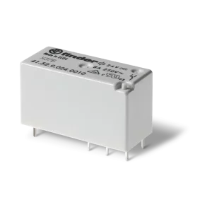 RELEU CU PROFIL REDUS IMPLANTABIL 5MM INTRE PINII CONTACTULUI ALIMENTARE 24VC.C. 2C 8A AGNI