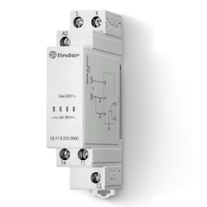 RELEU DE APEL CU COMANDA DE RESETARE ELECTRONIC MODULAR ALIMENTARE 230VC.A. 1C 12A