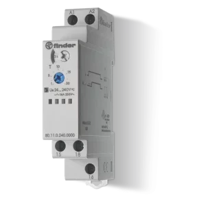 RELEU DE TIMP MODULAR 17.5MM LATIME INTARZIERE LA ANCLANSARE (AI) MULTI-TENSIUNE (24...240)VC.A./C.C. 6 INTERVALE DE TEMPORIZARE (0.1S...20H) 1C 16A AGCDO