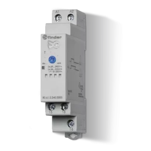 RELEU DE TIMP MODULAR 17.5MM LATIME INTARZIERE LA DECLANSARE (BI) MULTI-TENSIUNE (24...240)VC.A./C.C. 4 INTERVALE DE TEMPORIZARE (0.05S...180S) 1C 8A AGNI