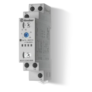 RELEU DE TIMP MODULAR 17.5MM LATIME MULTI-FUNCTIUNE (AI DI SW BE CE DE) MULTI-TENSIUNE (12...240)VC.A./C.C. 6 INTERVALE DE TEMPORIZARE (0.1S...20H) 1C 16A AGCDO