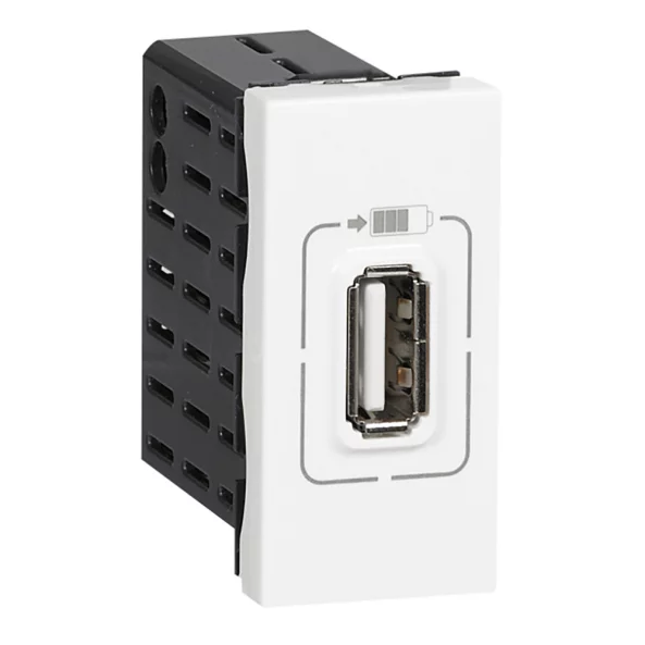 LEGRAND 077591 MOSAIC PRIZA SIMPLA USB 1M ALB