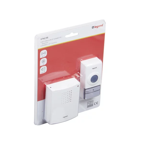 LEGRAND 094250 KIT SONERIE RADIO ESSENTIAL 50M IP44/IP20 32 MEL