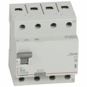 LEGRAND 402063 DISJUNCTOR DX3 3P+N C40 AC 30MA