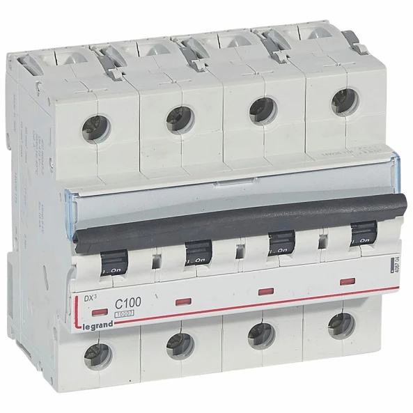 LEGRAND 408704 DISJUNCTOR DX3 4P C100 10000A