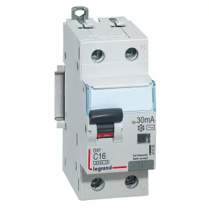LEGRAND 411002 DISJUNCTOR DX3 1P+N C16 6000A AC 30MA