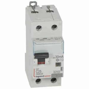 LEGRAND 411004 DISJUNCTOR DX3 1P+N C25 6000A AC 30MA
