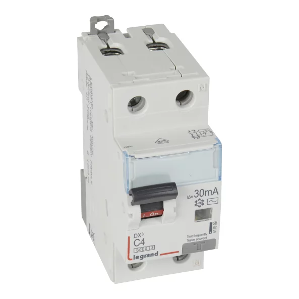 LEGRAND 411004 DISJUNCTOR DX3 1P+N C25 6000A AC 30MA