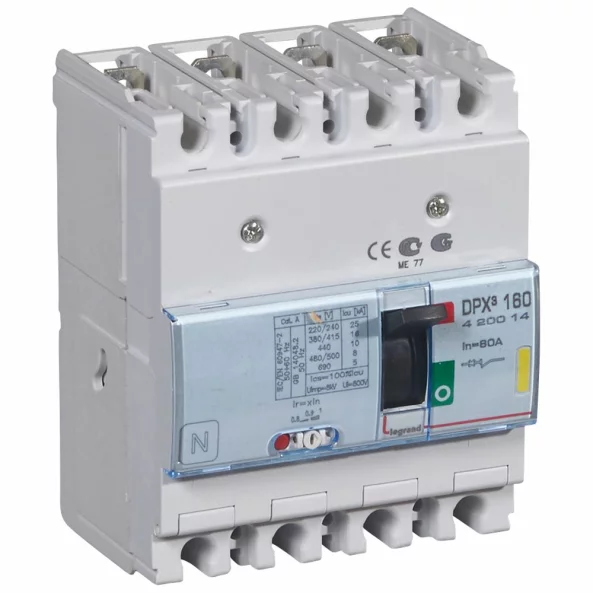 LEGRAND 420014 USOL DPX3 160MT 4P 80A 16KA