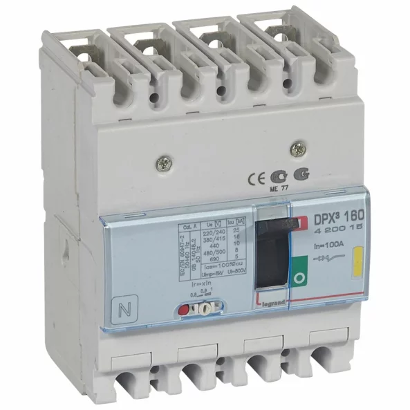 LEGRAND 420015 USOL DPX3 160MT 4P 100A 16KA