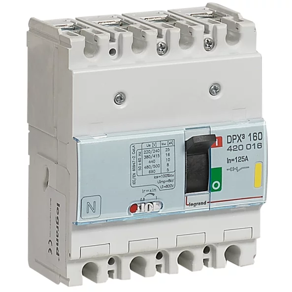 LEGRAND 420016 USOL DPX3 160MT 4P 125A 16KA
