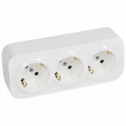 LEGRAND 782418 BLOC MULTIPRIZA 3X2P+E ALB FORIX