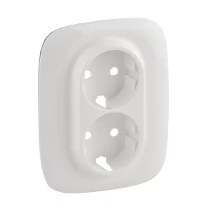 PLACA VALENA PT PRIZA 2X2P+T ALBA