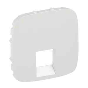 PLACA VALENA PT PRIZA RJ11/RJ45 ALBA PERLATA