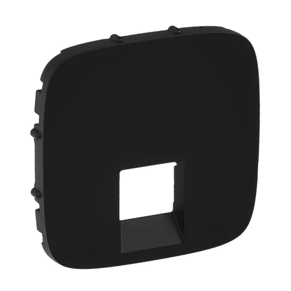 PLACA VALENA PT PRIZA RJ11/RJ45 NEAGRA