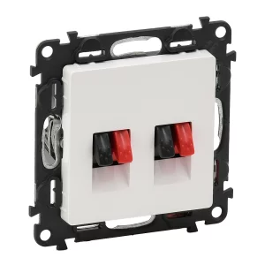 PRIZA DIFUZOR DUBLA BORNE 4MM2 ALBA