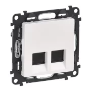 PRIZA DUBLA RJ45 CAT.6 UTP ALBA