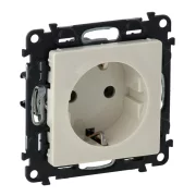 PRIZA SCHUKO 2P+T PROTECTIE COPII BORNE SURUBURI IVOAR