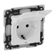 PRIZA SCHUKO 2P+T PROTECTIE SI CAPAC IP44 BORNE AUT. ALBA