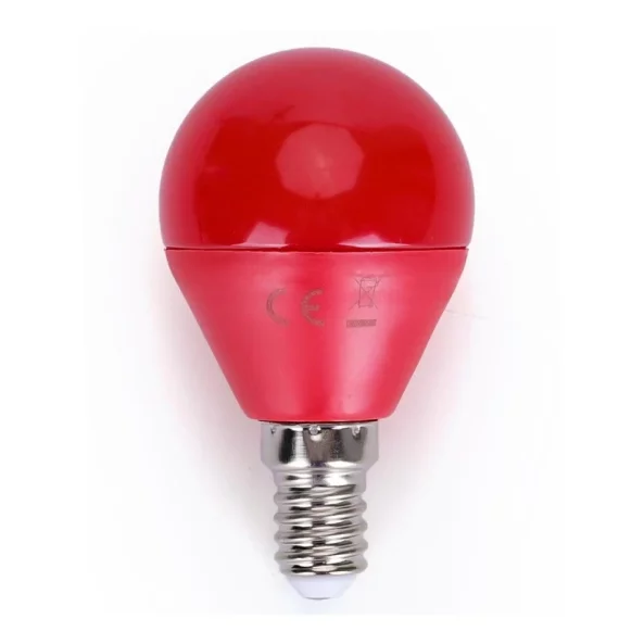 BEC LED G45 1.5W E14 ROSU