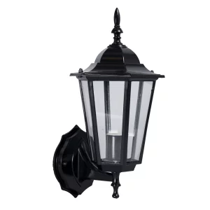 ERSTE LAMPA GRADINA CORONA A NEGRU 1XE27 60W
