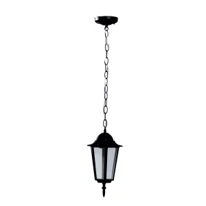 ERSTE LAMPA GRADINA CORONA B NEGRU 1XE27 60W