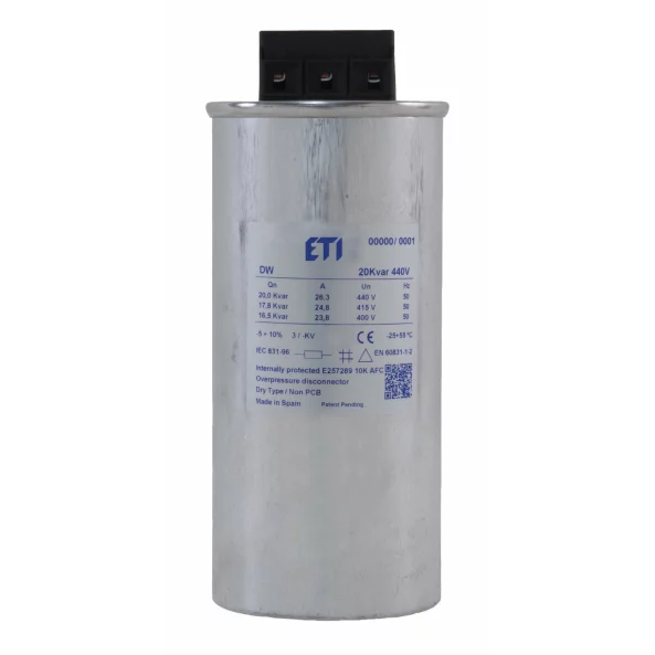 ETI CONDENSATOR LPC 7.5KVAR 400V 50HZ 4656850