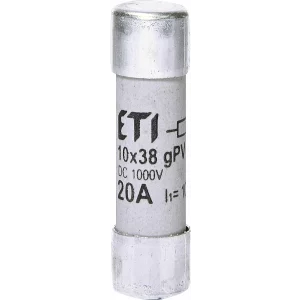 ETI SIG CILINDRICA GPV 10X38 20A 1000V