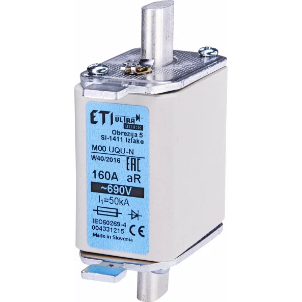 ETI SIGURANTA UQ GR00 M00UQU-N/160A/690V