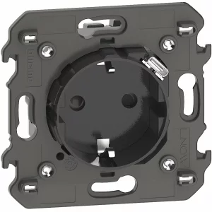 LN- PRIZA SCHUKO + USB C1.5A 2P+T 10/16A NEGRU KG4141USB