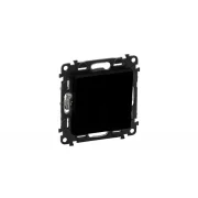 INTRERUPATOR CAP-SCARA DUBLU 10AX NEGRU MAT