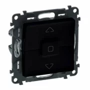 INTRERUPATOR STORURI 10A NEGRU MAT