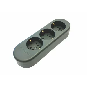 LEGRAND 053471 BLOC 3PRIZ 2P+T NEGRU